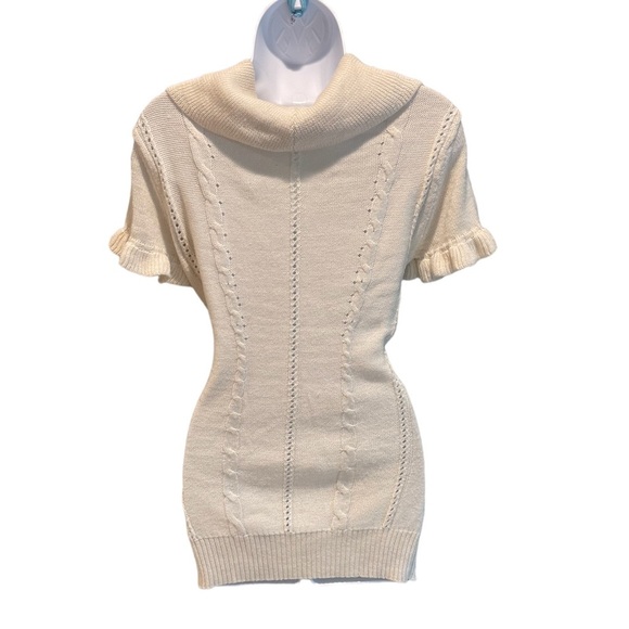 Arden B Cow Neck Knit Sweater - Picture 3 of 16